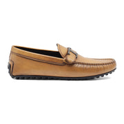 Tod's T Timeless City Gommino Leather Driving Shoes in Brown