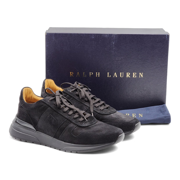 Ralph Lauren Purple Label Ethan Low-Top Sneakers Black 44