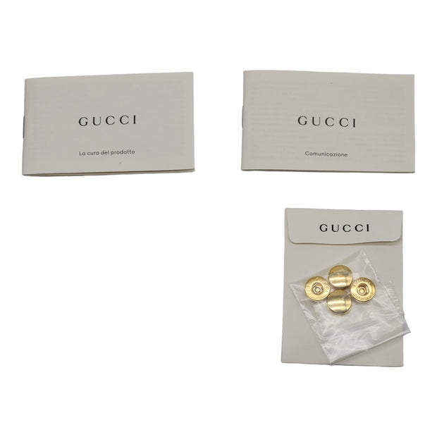Gucci GG Supreme Monogram Geometric Horsebit 1955 Shoulder Bag