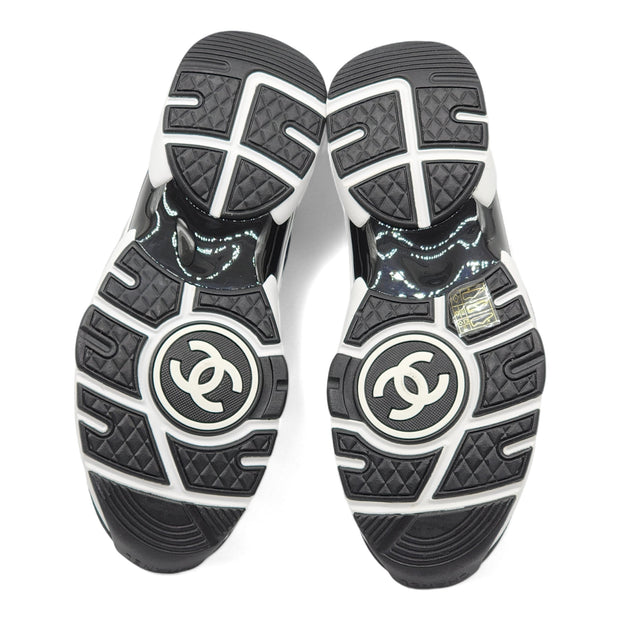 Chanel CC Hi-Top Sock Sneakers 39