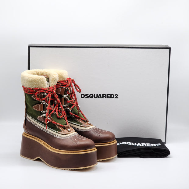 Dsquared2 Platform Lace Up Boots