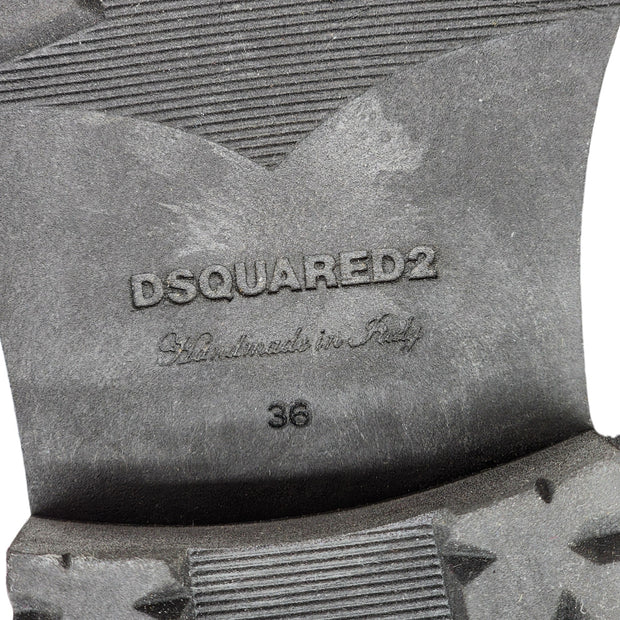 Dsquared2 Icon Clubbing Combat Boots Black 36