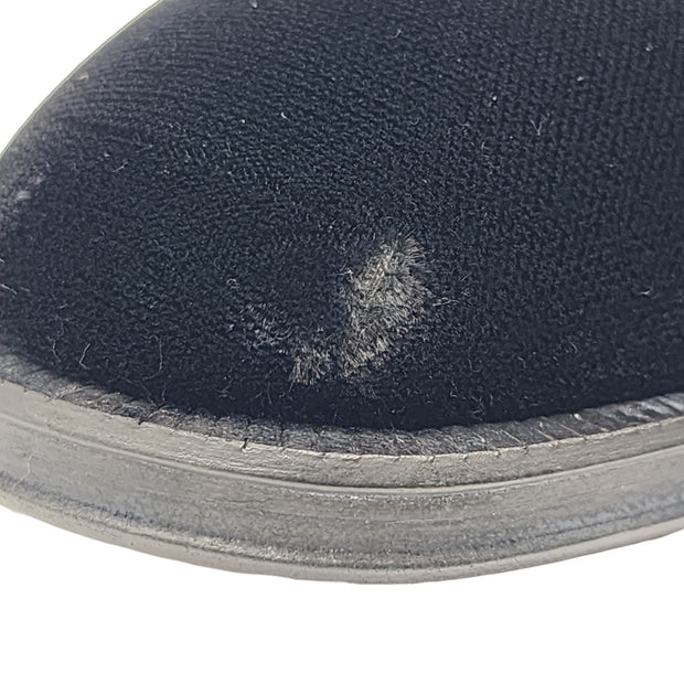 Dsquared2 Bow Detail Velvet Loafers in Black 41