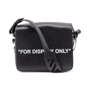 Off-White x Virgil Abloh Quotes "For Display Only" Shoulder Bag in Black