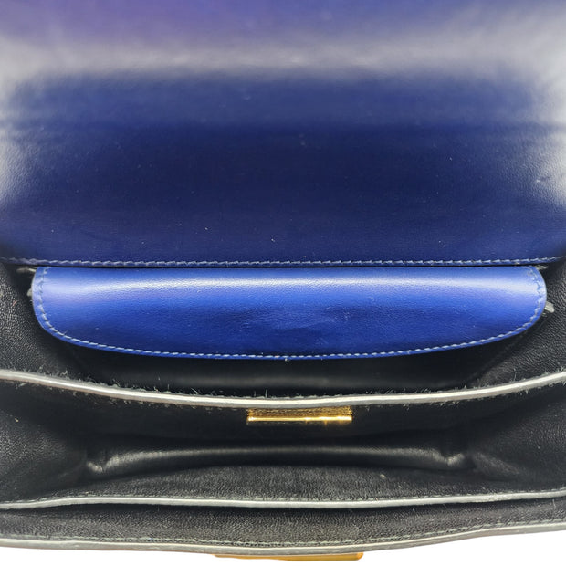 Prada Cahier Crossbody Bag in Blue