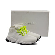Balenciaga Men's Knit Fabric Speed Trainer Sneakers in White (42)
