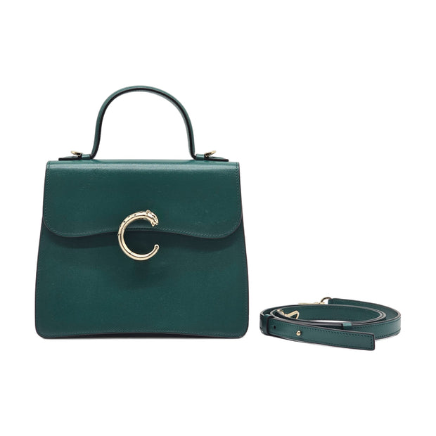 Cartier Panthere de Cartier Top Handle Bag in Green