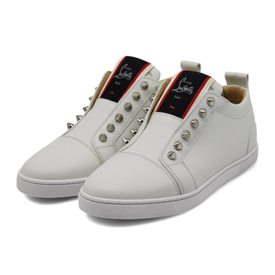 Christian Louboutin Women's F.A.V Fique A Vontade Sneakers in White (37.5)