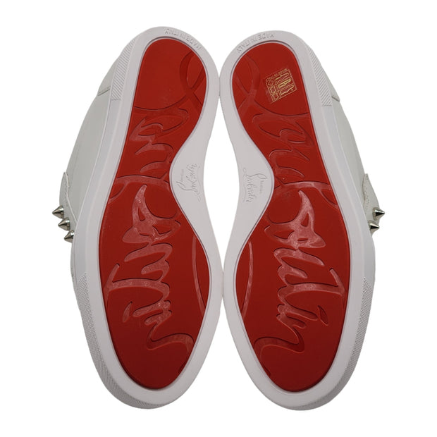Christian Louboutin Women's F.A.V Fique A Vontade Sneakers in White (37.5)