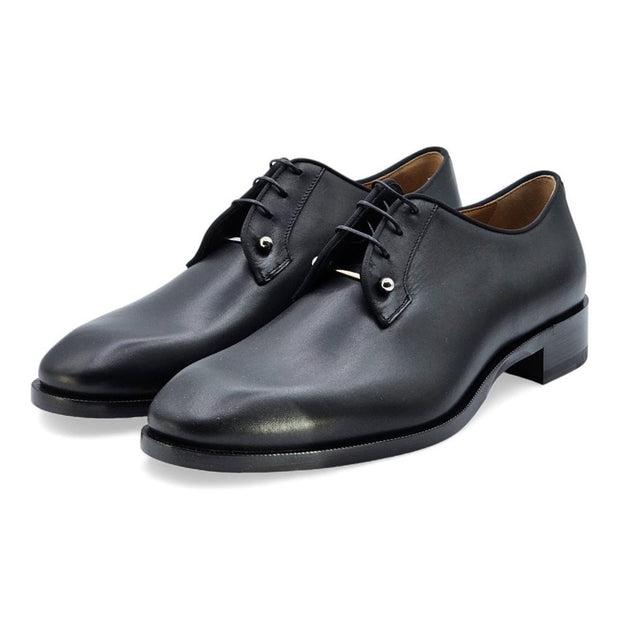 Christian Louboutin Chambeliss Leather Derby Shoes Black 40
