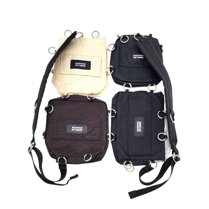Eastpak x Raf Simons Convertible 4 Pouches and Backpack Black, White