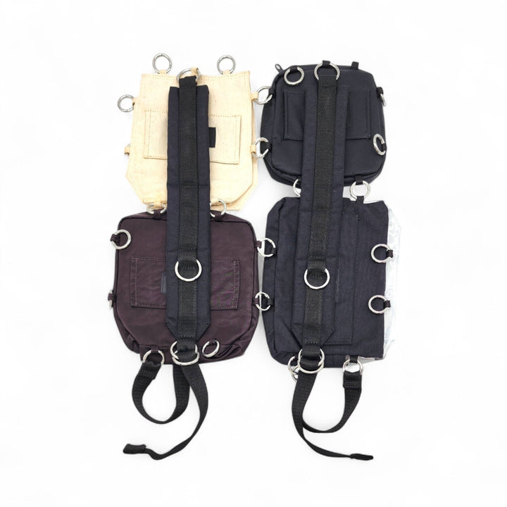 Eastpak x Raf Simons Convertible 4 Pouches and Backpack Black, White