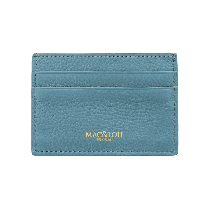Leather Cardholder Blue