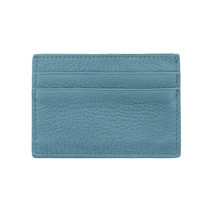 Leather Cardholder Blue