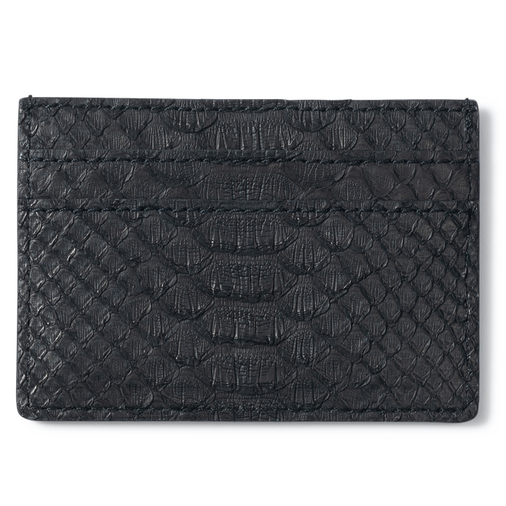 Rockertype Python Skin Cardholder - Black