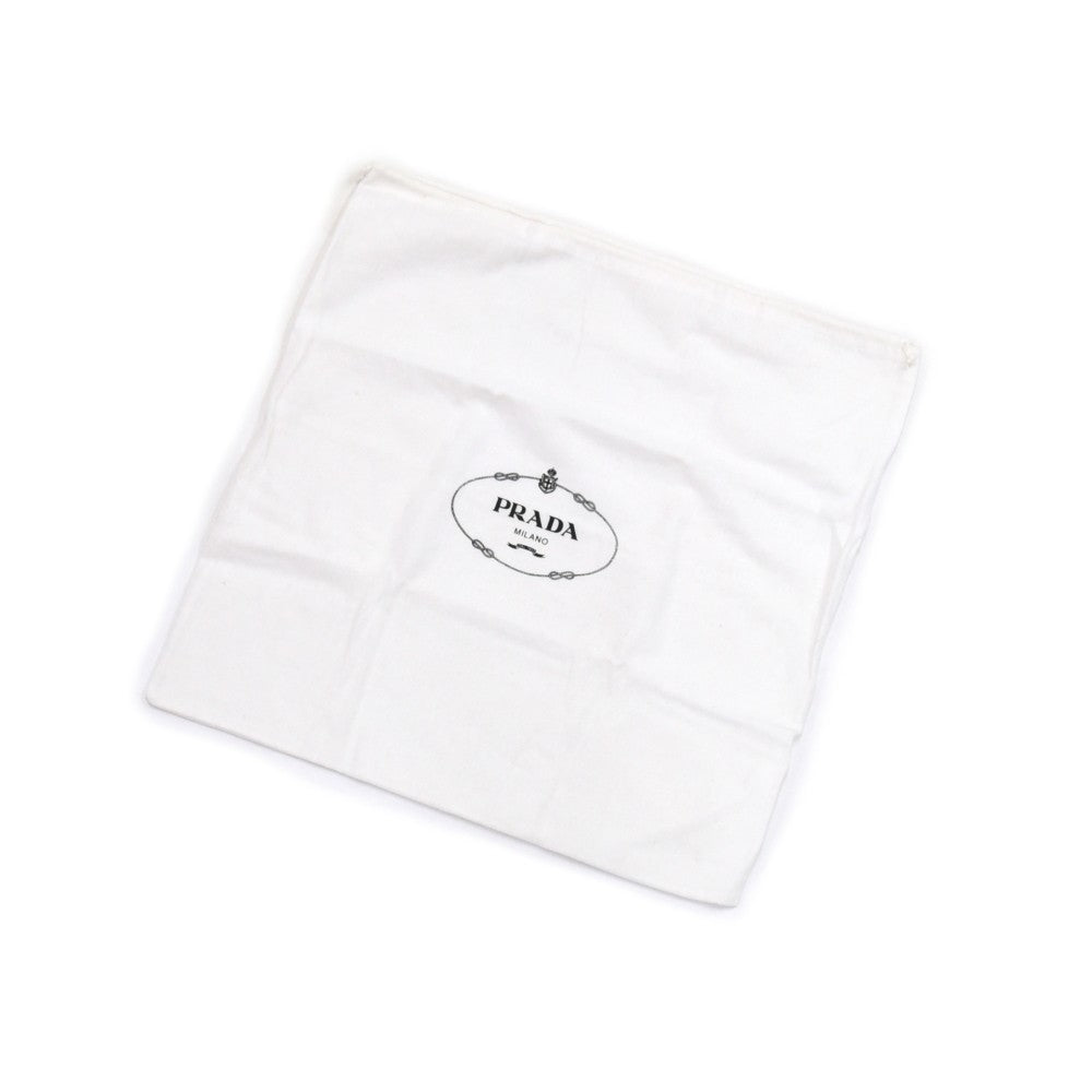 Prada white cotton dustbags
