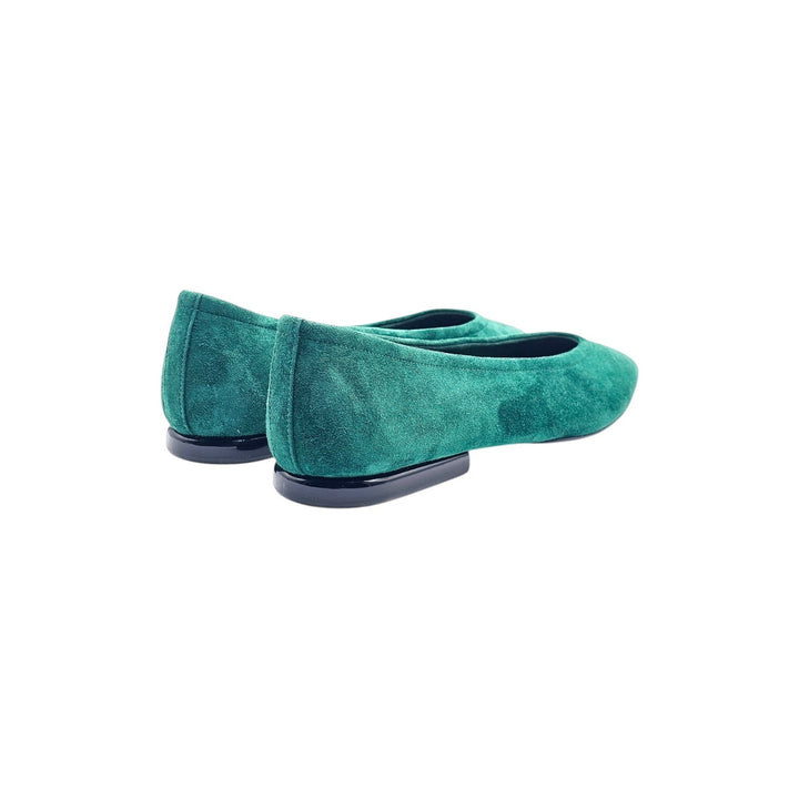 Loro Piana Primula Suede Mapo Green Ballet Flats EU 37 US 7 Women - NWOB $1185