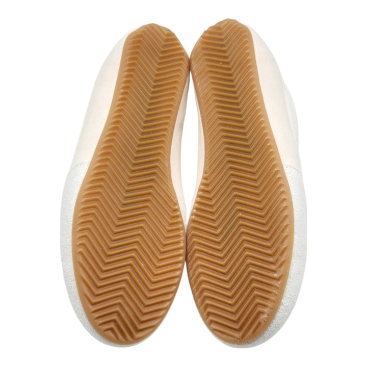 The Row Bonnie Canvas and Suede Sneakers Ivory EU 38 US 8