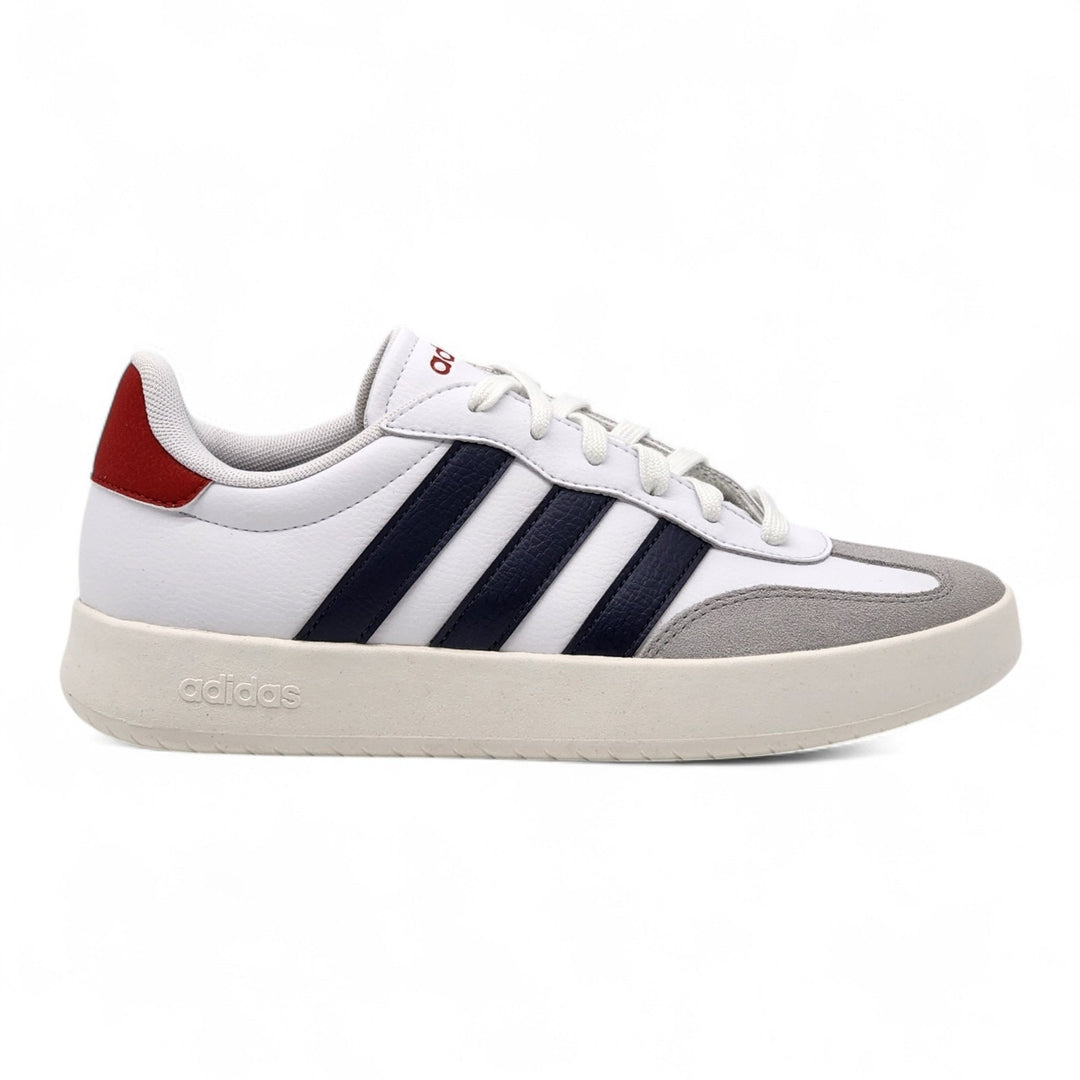 Adidas Barreda IH1228 Men's Leather Tennis Shoes White Navy Gray US 8.5