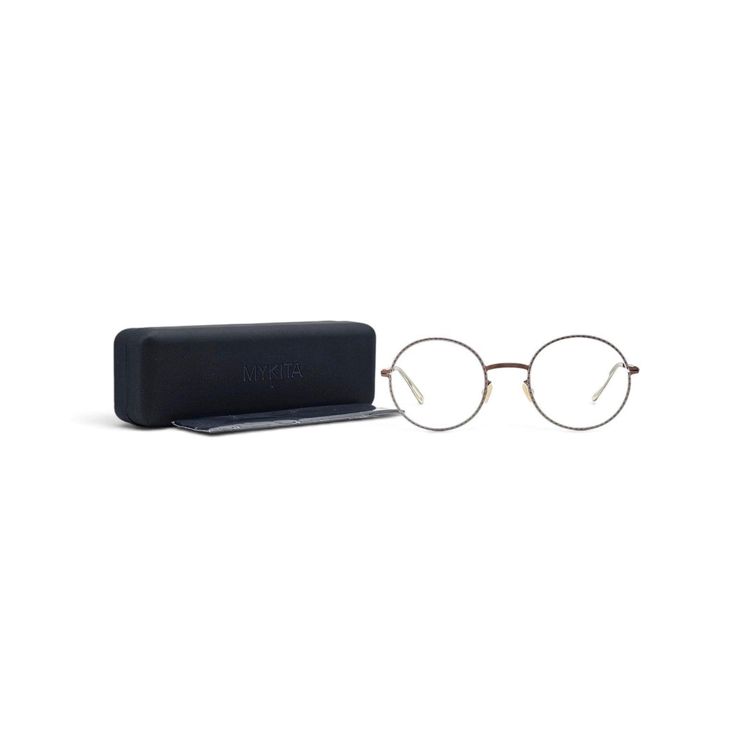 MYKITA LALE Round Eyeglasses Shiny Copper Aurore 50-22-140 C370 - NWB $850