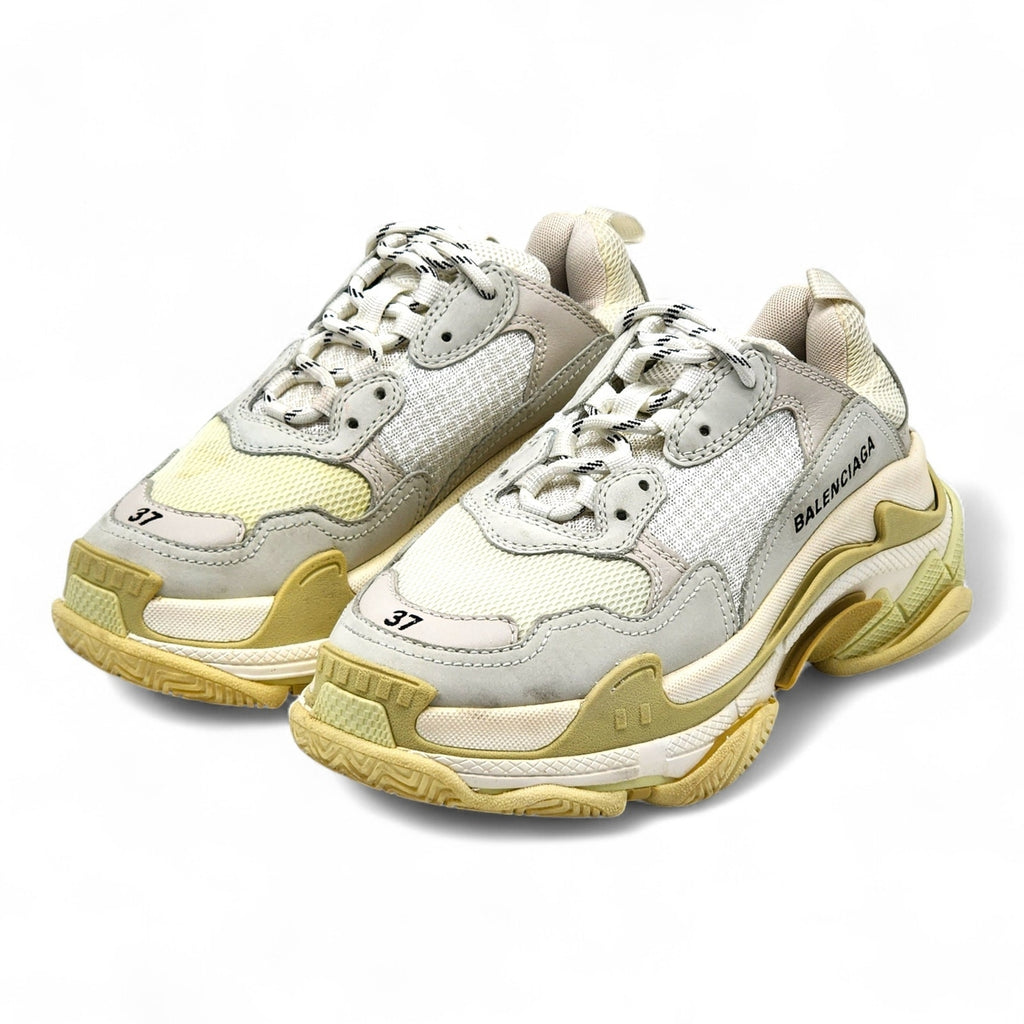 Balenciaga Triple S Women's Sneakers Beige EU 37 US 7 – MAC AND LOU
