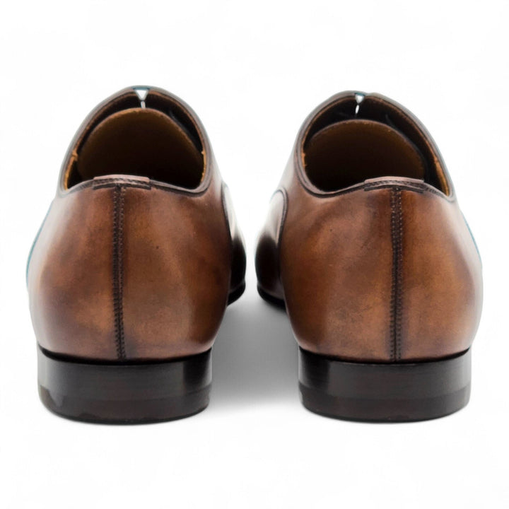 Christian Louboutin Greggo Leather Oxford Shoes Brown EU 40.5 US 7.5