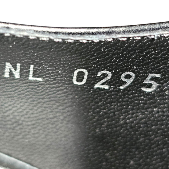 Louis Vuitton Legacy Pumps Black Calf Leather Monogram Strap EU 36 US 6 - NWB