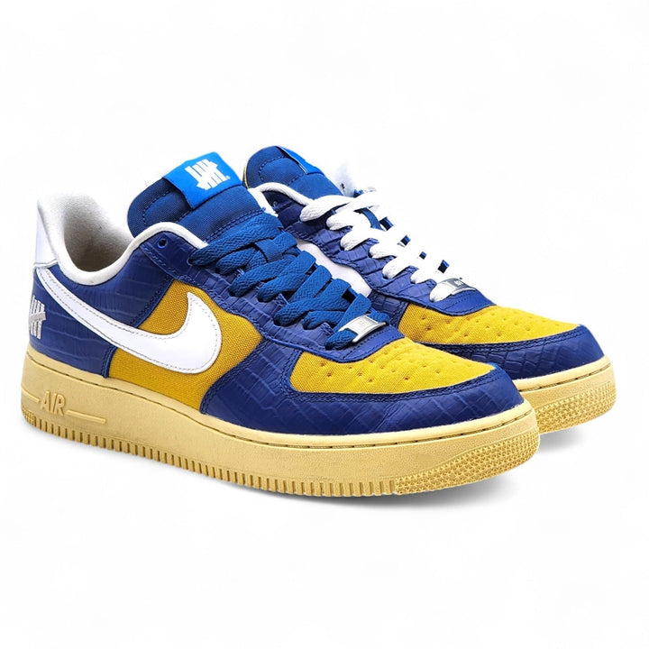 Nike Undefeated AF1 Low SP 5 On It DM8462-400 Leather Sneakers Blue 9.5