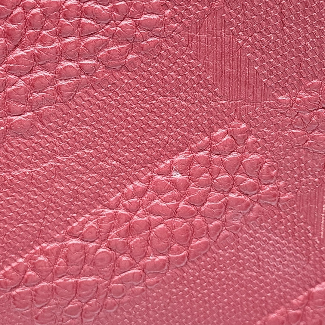 Burberry Canterbury Leather Shoulder Bag Tote in red
