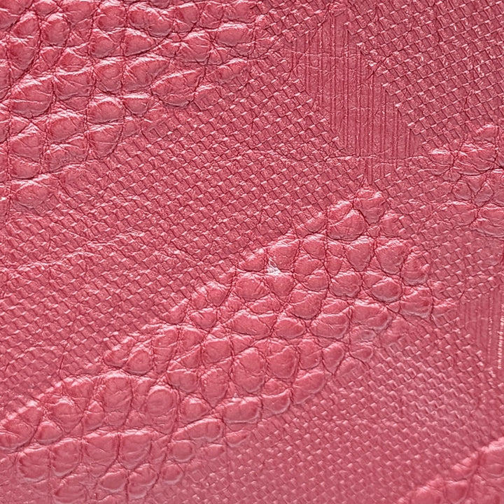 Burberry Canterbury Leather Shoulder Bag Tote in red