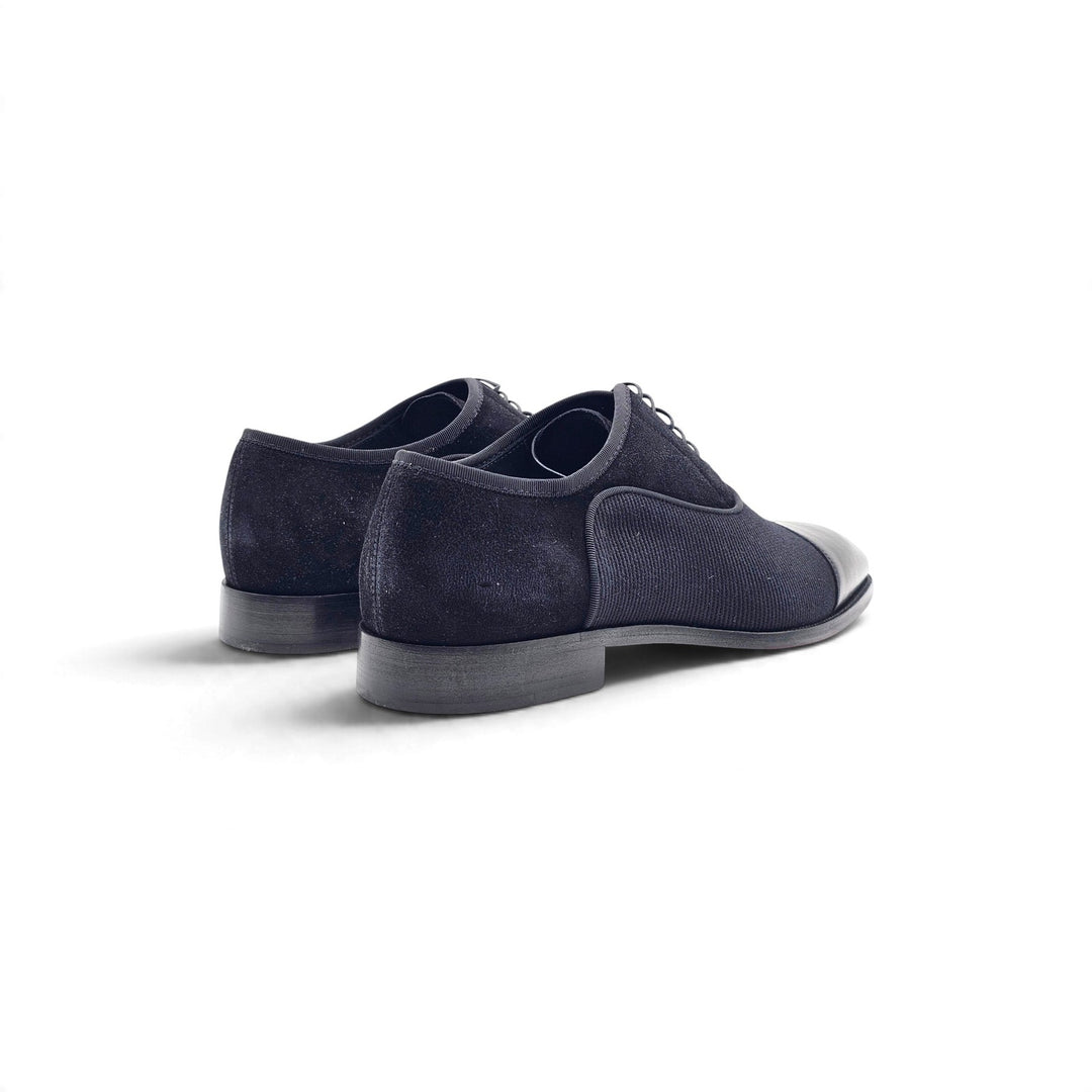 Christian Louboutin Greggo Leather Mix Media Oxford Shoes Black EU 41.5 US 8.5