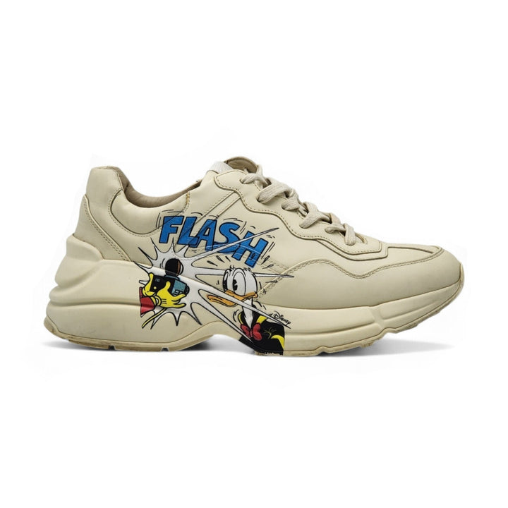 Gucci x Disney Rhyton Donald Duck Flash Sneakers EU 39 US 9W 6M