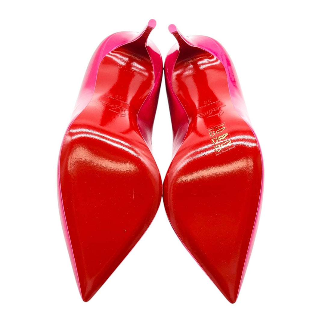 Christian Louboutin Hot Chick Patent Leather Pumps Hot Pink EU 38 US 7.5