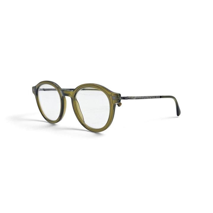 MYKITA Ketill C723 Clear Khaki Round Eyeglasses 48-22-140 Unisex - NWB $850