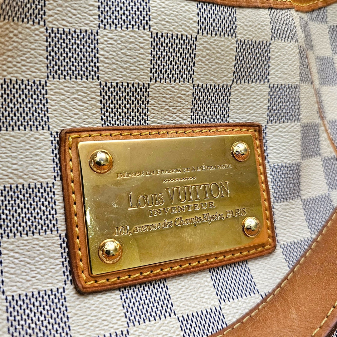 Louis Vuitton Galliera PM Damier Azur Canvas Shoulder Bag - Preowned
