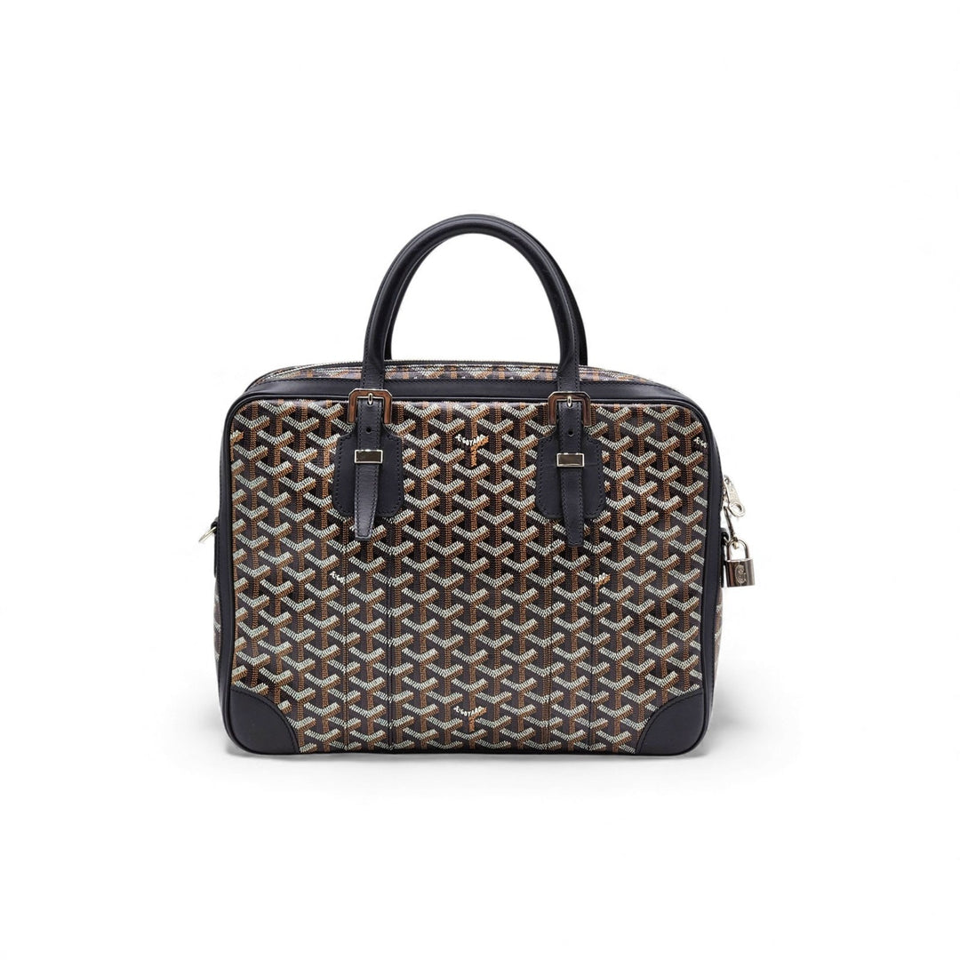 Goyard Ambassade PM Briefcase Business Handbag CHN020229 173243 Black