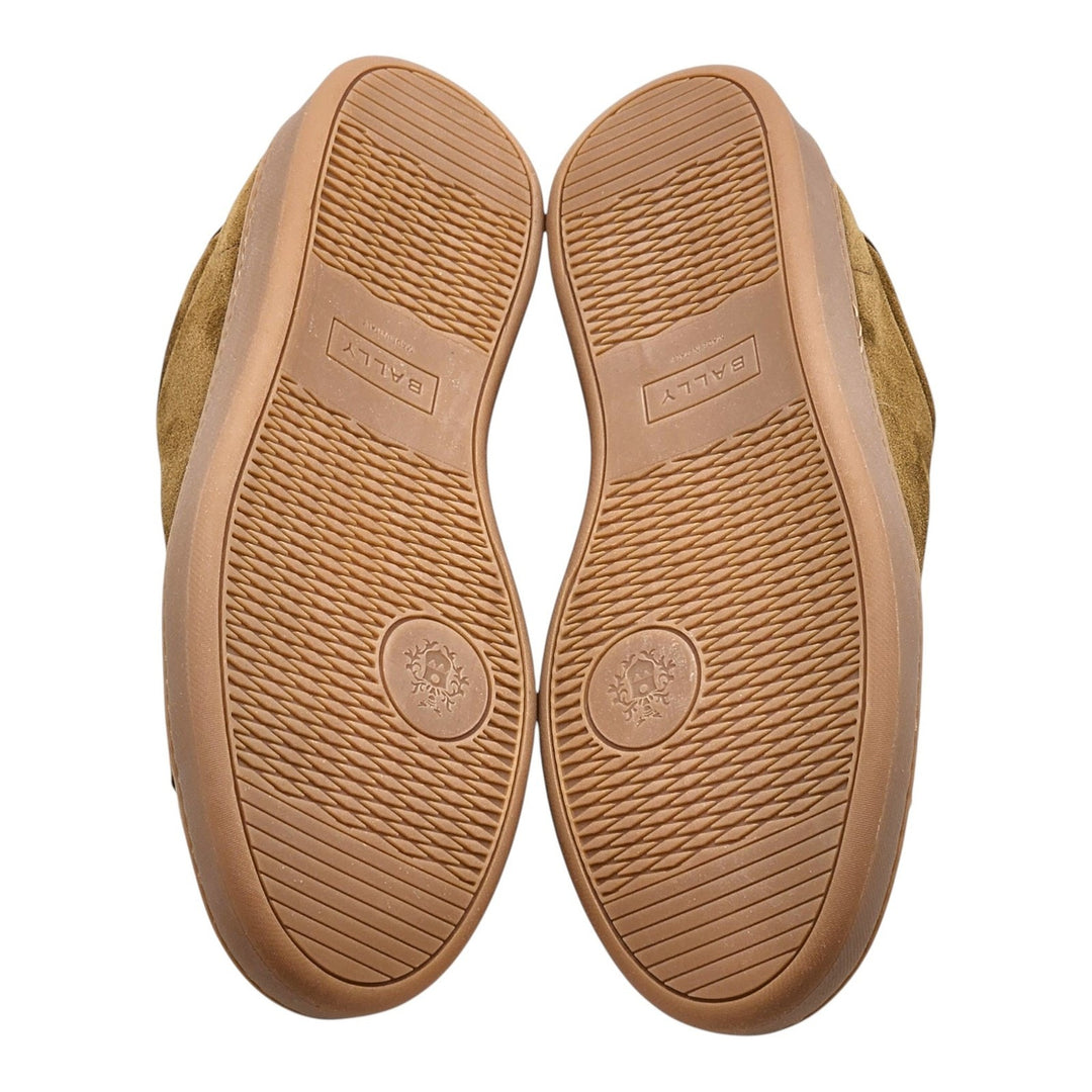 Bally Crest Romy Suede Slip On Men’s Sneakers Dark Brown