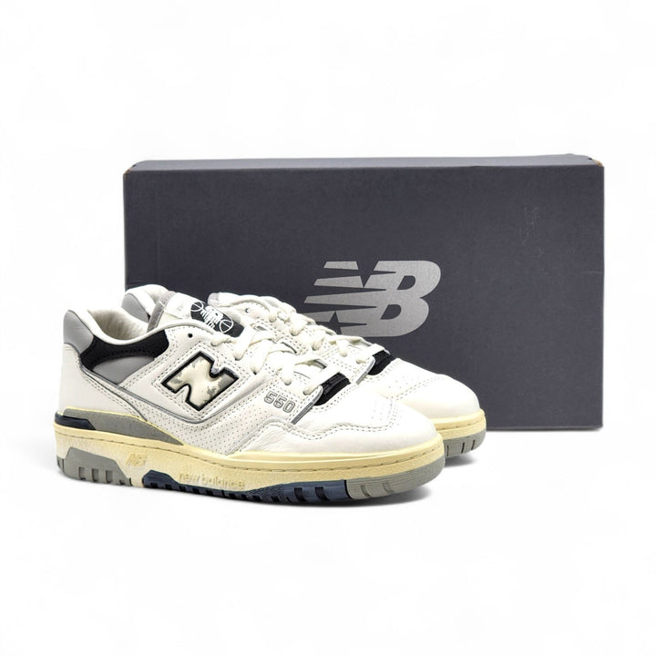 New Balance 550 BB550VGB White Grey Retro Shoes Sneakers 5M 6.5W