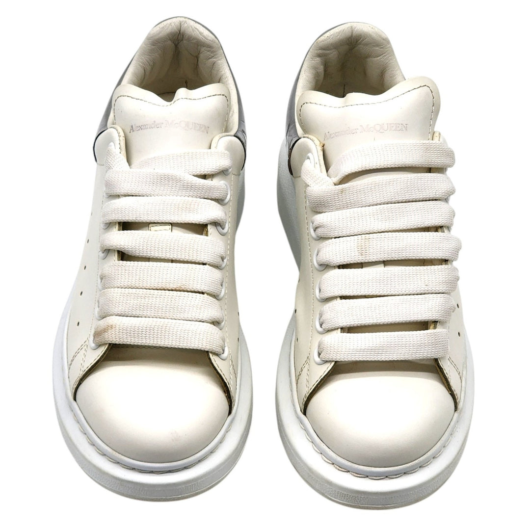 Alexander McQueen Oversized Leather Sneakers White EU 37 US 6.5