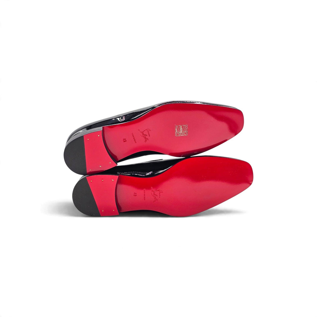 Christian Louboutin Danny Flex Patent Leather Loafers Black 41 US 8 - $1120