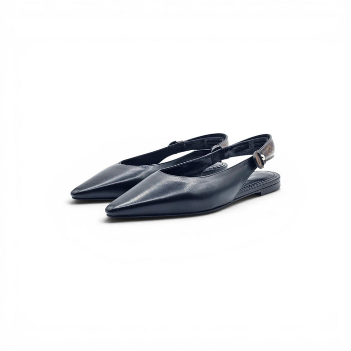 Louis Vuitton Legacy Slingback Ballerina Flats Black EU 36.5 US 6.5 - NWB $1100