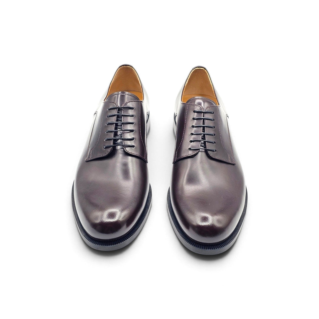 Christian Louboutin Moustachou Leather Derby Shoes Dark Brown EU 41 US 8 $1190