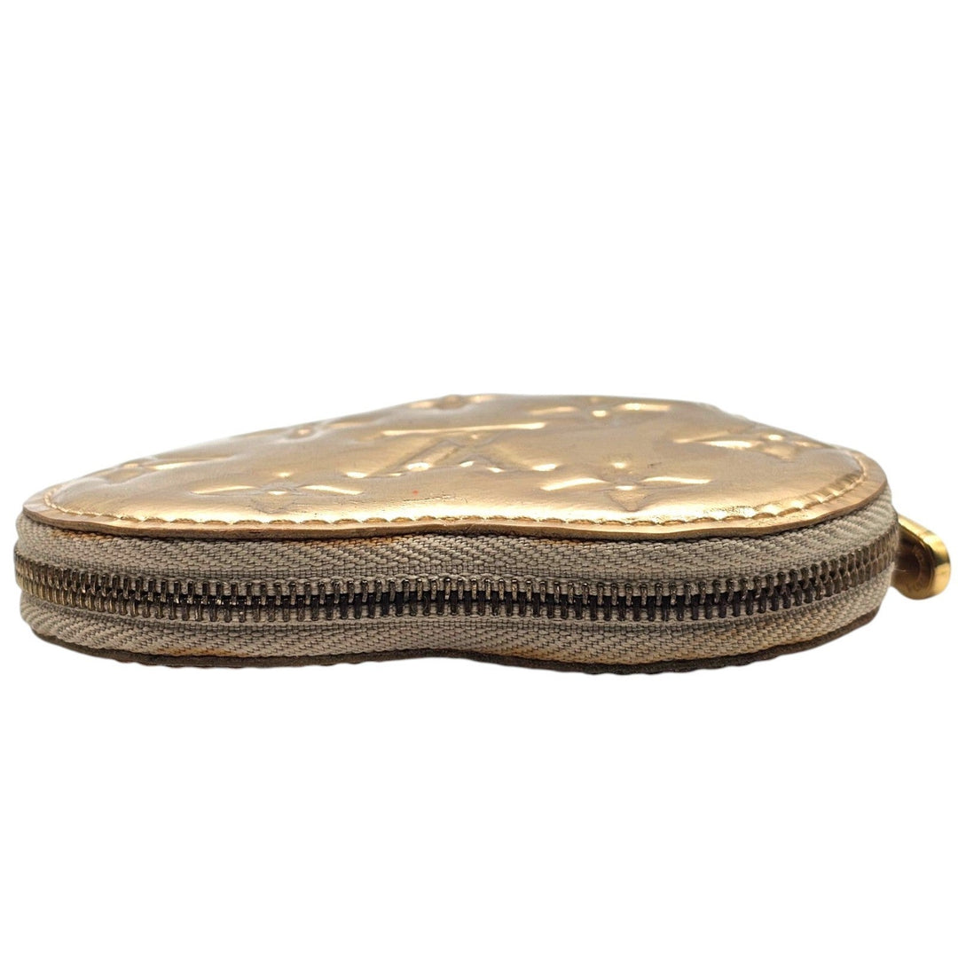 Louis Vuitton Miroir Porte Monnaie Coeur Heart Coin Purse Case Gold M93567
