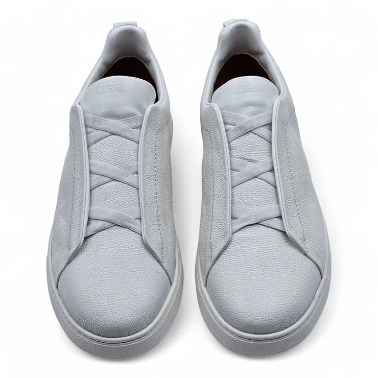 Zegna Triple Stitch Sneakers - Leather - White 12.5US $1150