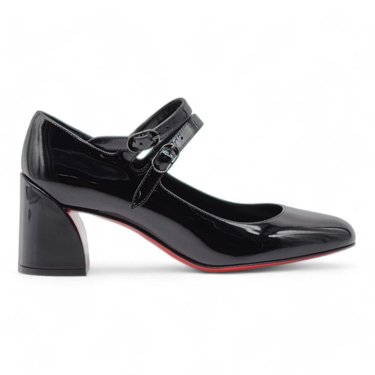 Christian Louboutin Miss Jane Pumps 55mm - Leather - Black - 34.5