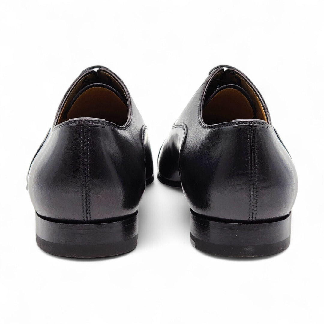 Christian Louboutin Greggo Leather Oxford Shoes Black EU 39.5 US 6.5