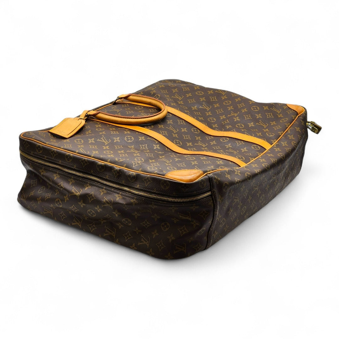 Louis Vuitton Sirius 60 Monogram Garment Travel Bag Brown