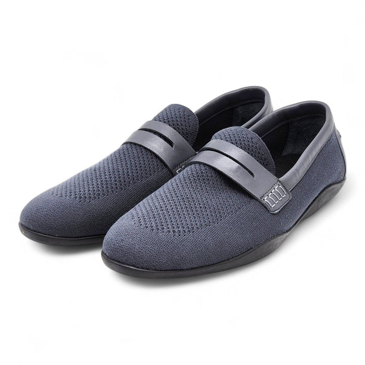 Harrys London Basel Knit Cotton Men's Loafers Charcoal US 11 EU 44