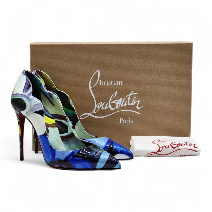 Christian Louboutin Hot Chick Leather Pumps Multicolor EU 38 US 7.5