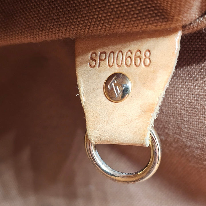 Louis Vuitton Monogram Cabas Beaubourg Unisex Tote Bag Brown